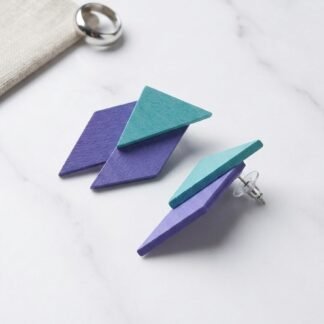 Royal purple earrings